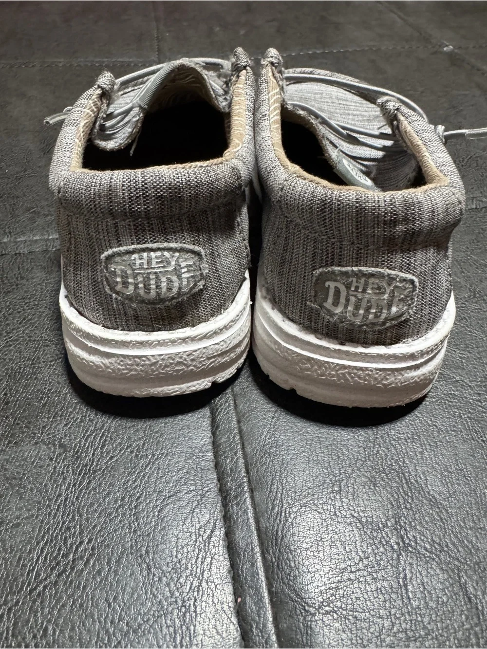 Hey Dude Kids Slip-On Sneakers in Gray